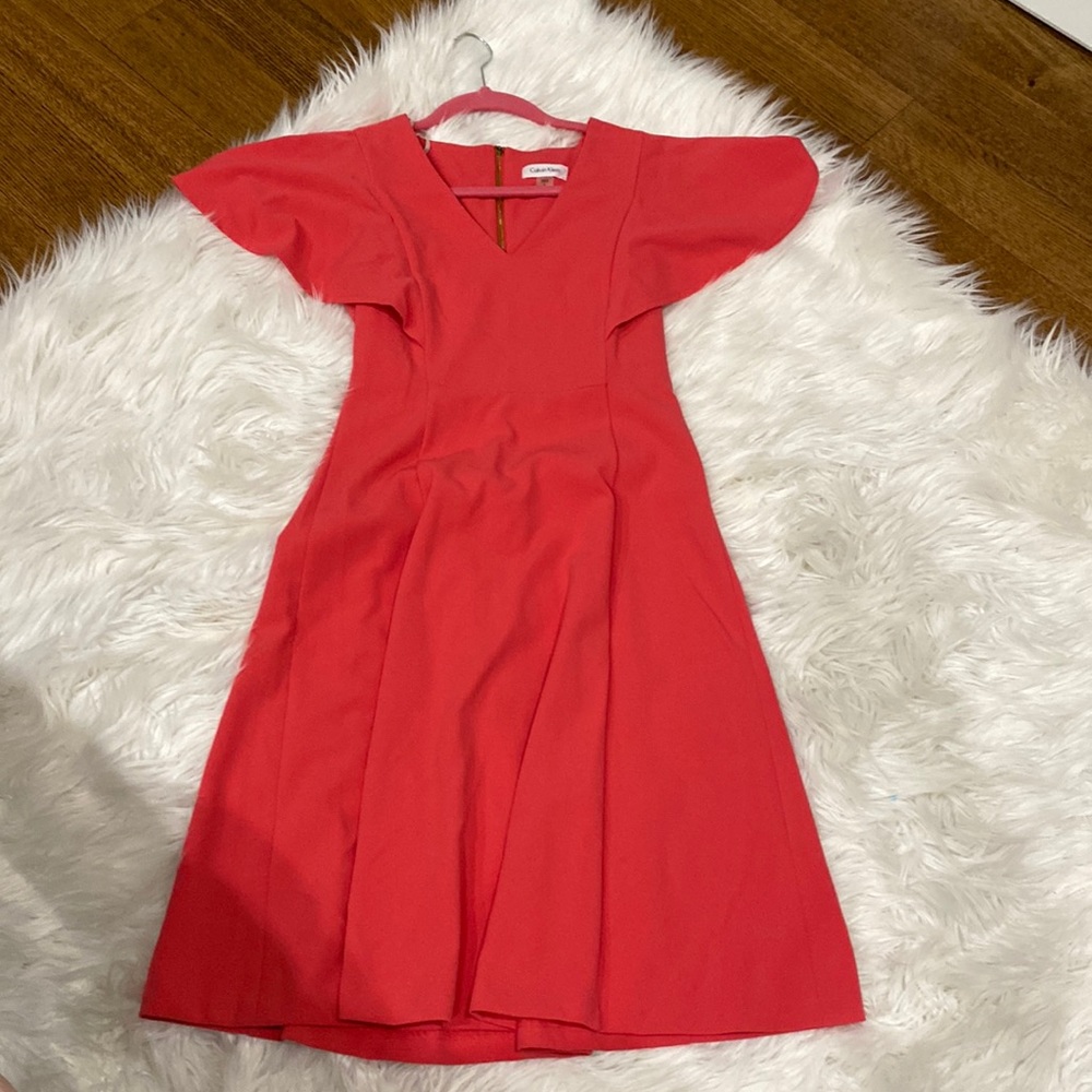 NWOT Calvin Klein midi dress